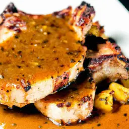 Teaser Image: Honey Mustard Glazed Pork Chops